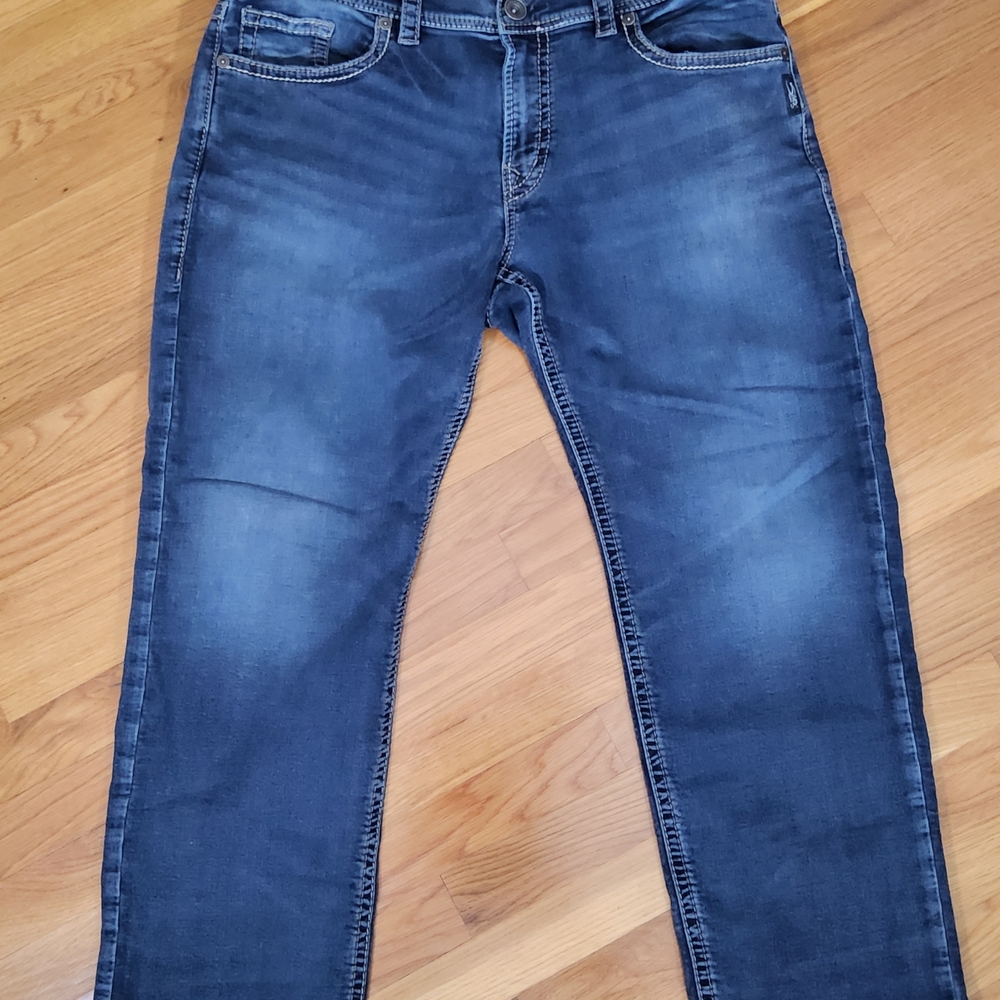 Silver Jeans Co. Grayson Men’s W38 L30 Straight Leg Denim Jeans Medium Wash